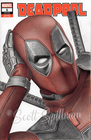 Deadpool Sketch Cover