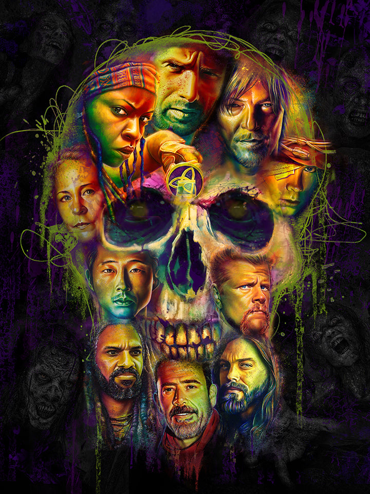 TWD Skull print – Art of Scott Spillman